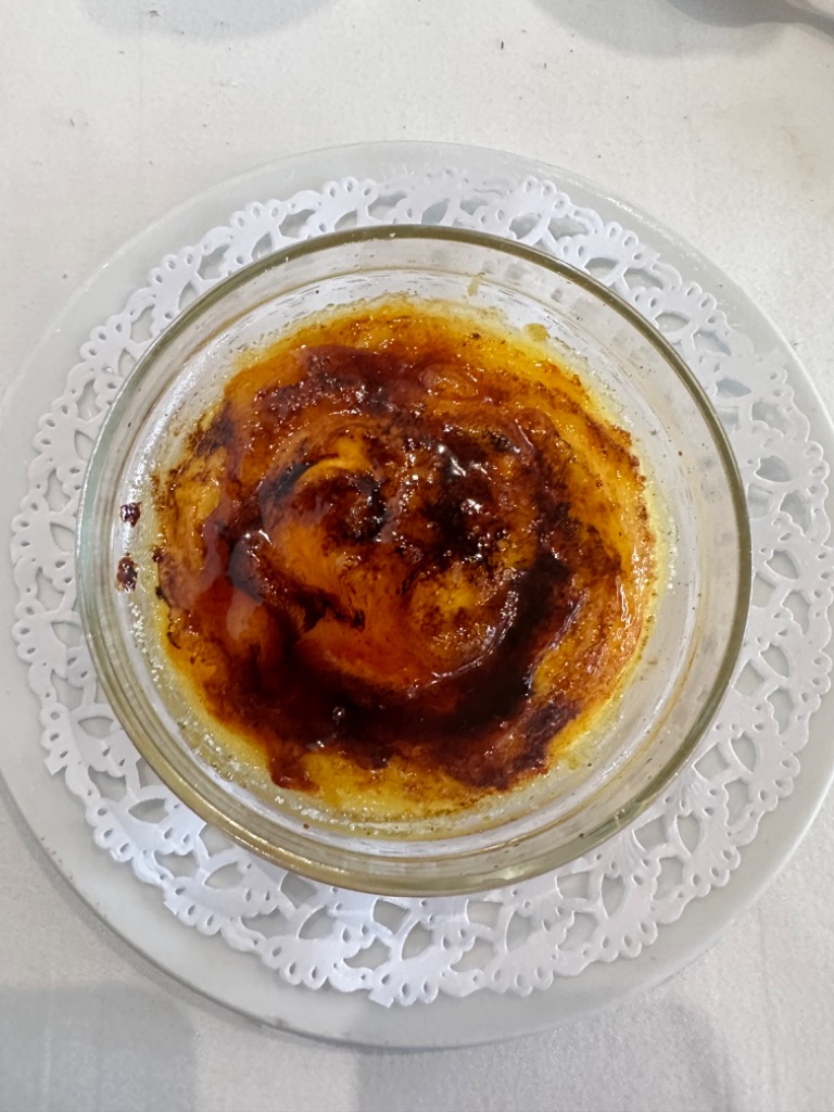 Carta de Restaurantes en Girona, Restaurant El Cabrit, Crema catalana (Menú)