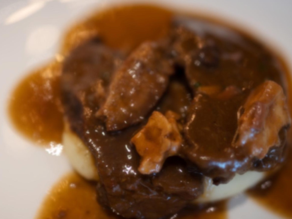 Carta de Restaurantes en Jaca, Restaurante Cobarcho, Carrilleras con puré de patata