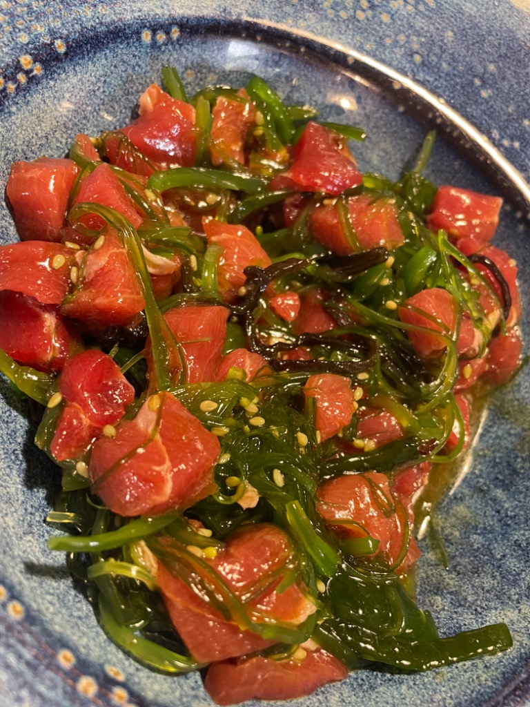 Menu of Restaurants in l'Ametlla de Mar, EL MOLÍ DELS AVIS, Ensalada de wakame y atun