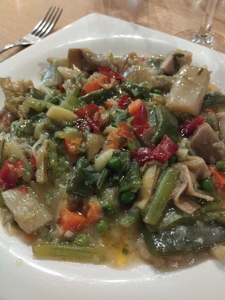 Gastronomy recommendation in Larraga: Menestra de verduras