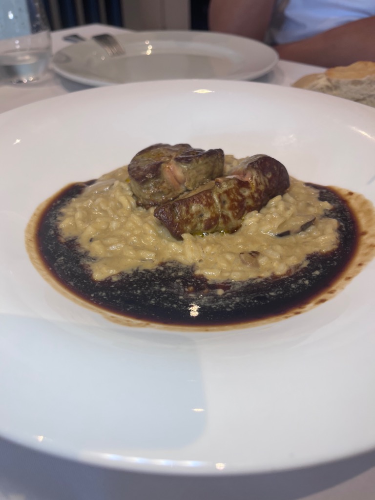 Carta de Restaurantes en Legasa, Arotxa jatetxea, Risotto de hongos con foie