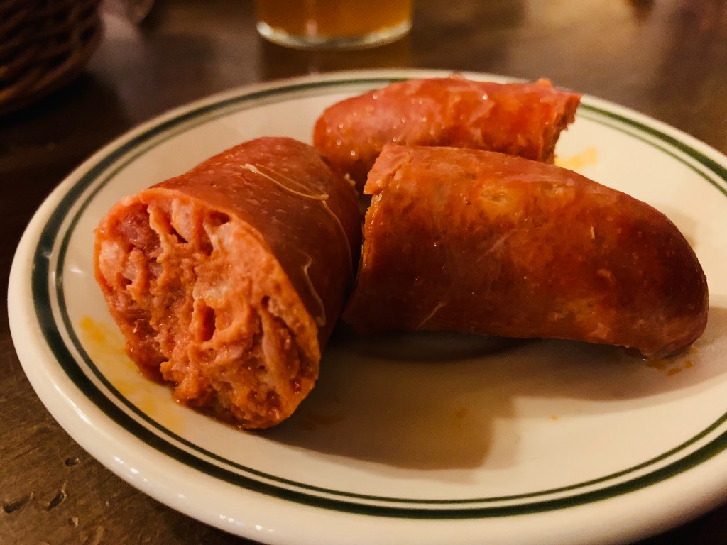 Menu of Restaurants in Lekunberri, Sidrería TOKI-ALAI Sagardotegia, Chorizos a la sidra