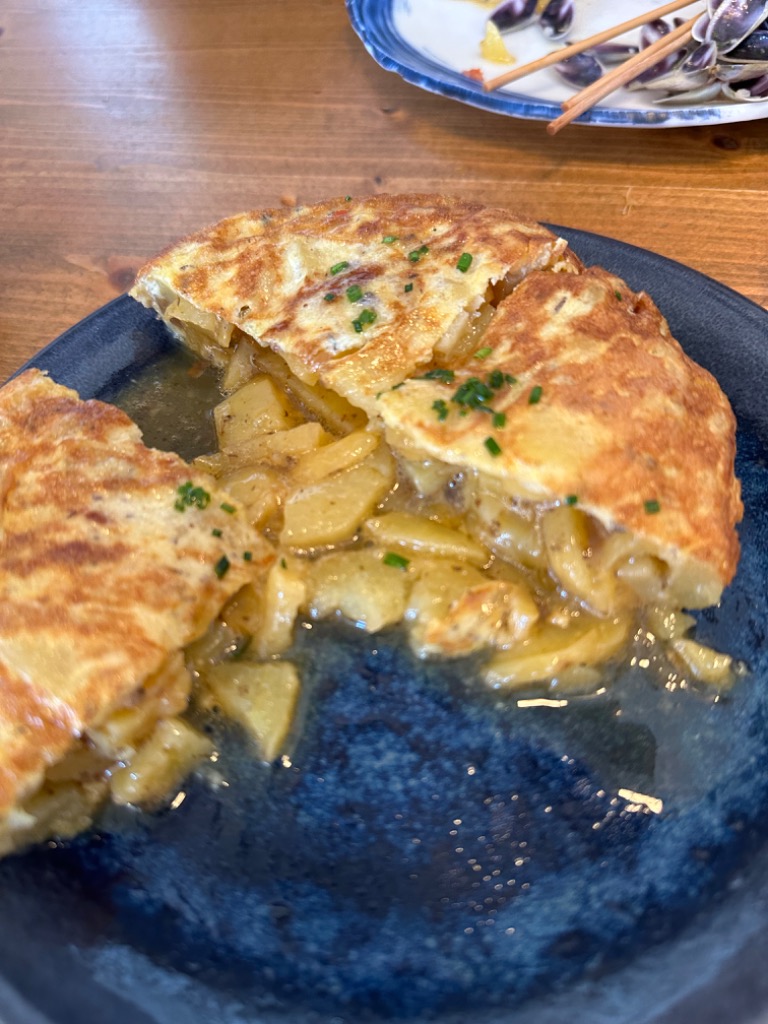 Menu of Restaurants in Llafranc, Marmara Llafranc, Tortilla de patatas trufada