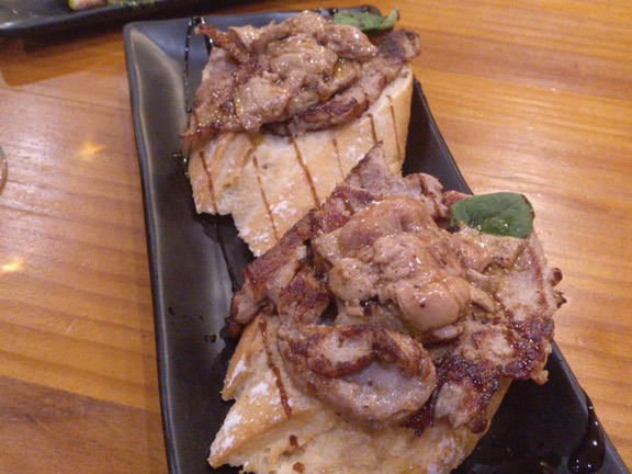 Menu of Restaurants in Logroño, La Anjana (zona Laurel), Pintxo de solomillo y foie fresco