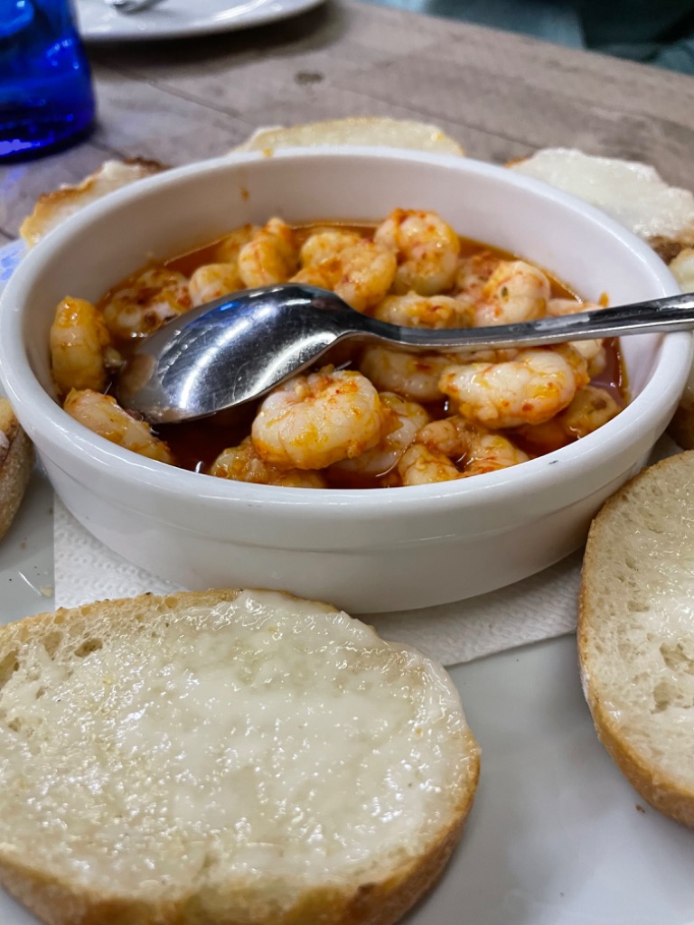 Carta de Restaurantes en Lorca, Venta San Julián, Gambas al ajillo