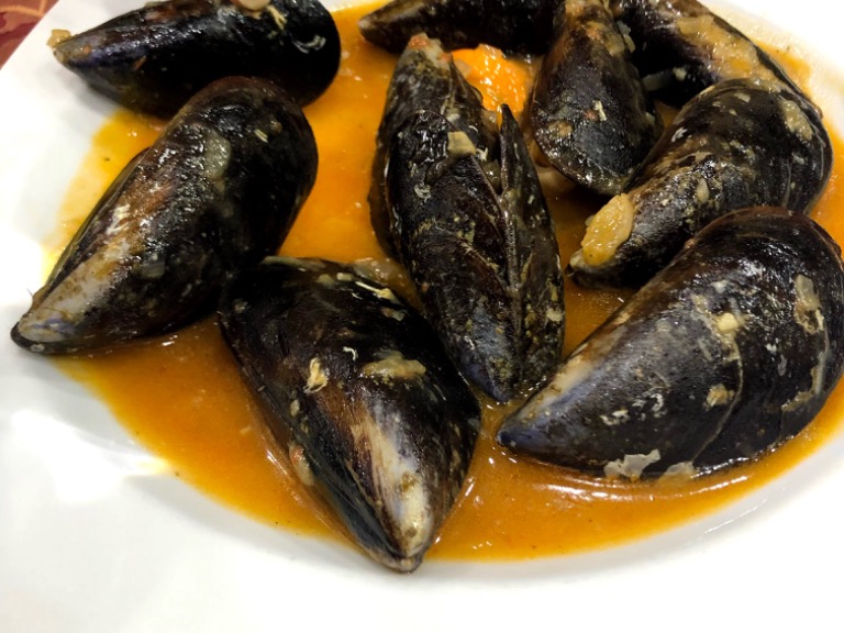 Menu of Restaurants in Lorqui, Celebraciones Odessa, Mejillones a la marinera