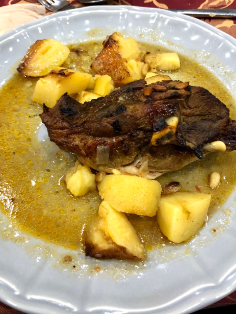 Menu of Restaurants in Lorqui, Celebraciones Odessa, Paletilla De Cordero Lechal a La Murciana