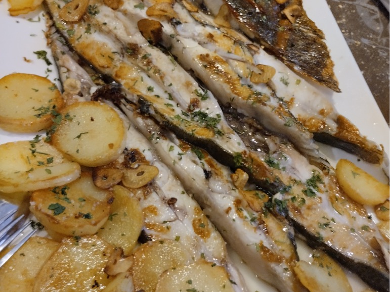 Carta de Restaurantes en Luanco, LAS DELICIAS DE GÜELA, Rodaballo espalda
