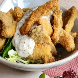 Carta de Restaurantes en Madrid, Baco y Beto - Taberna, 1/2 R. Setas rebozadas con salsa de trufa