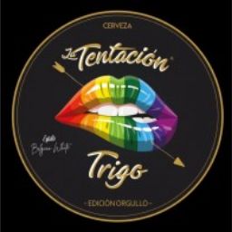 Carta de Restaurantes en Madrid, Baco y Beto - Taberna, Cerveza Artesana La Tentación Trigo. Edición Orgullo. 5,2% vol. Botella 1/3