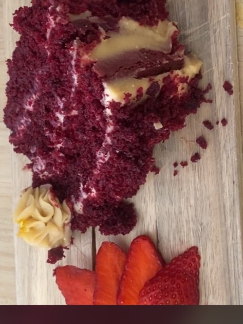 Carta de Restaurantes en Madrid, Frutas Prohibidas, Tarta Red Velvet