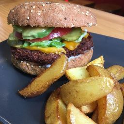Carta de Restaurantes en Madrid, La Alpargata - Taberna Vegana, Hamburguesa Alpargata