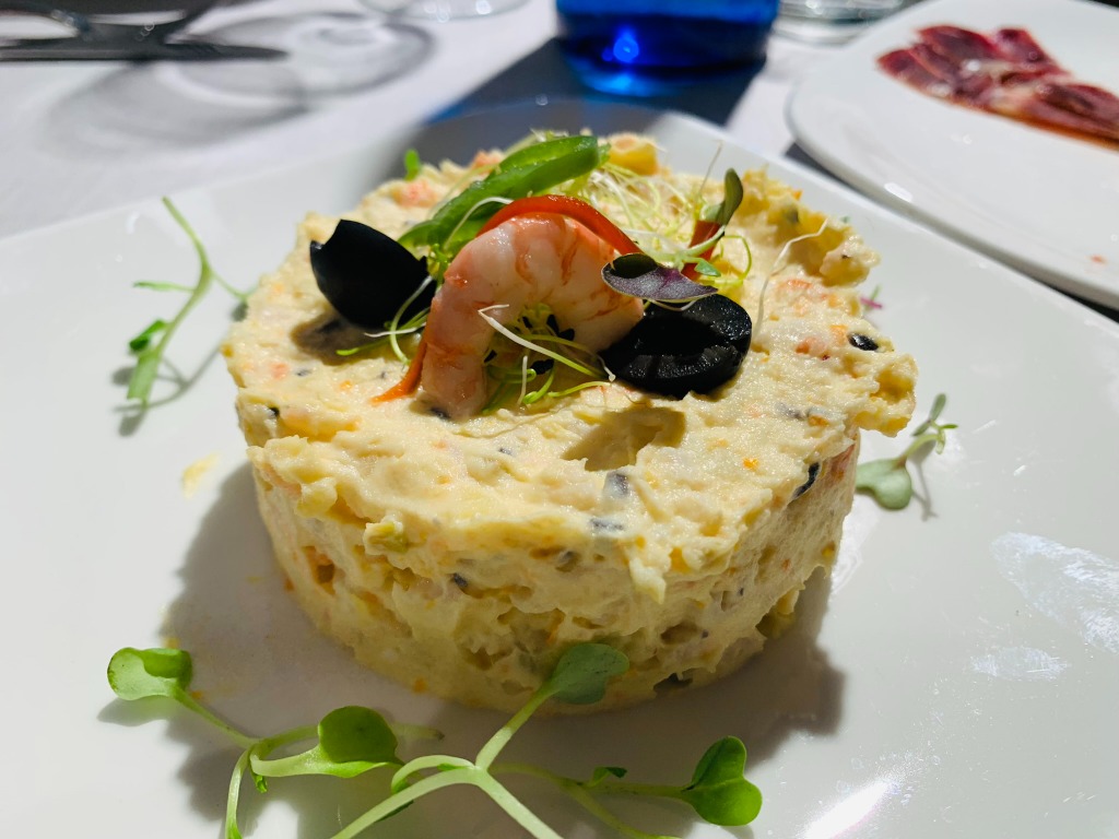 Carta de Restaurantes en Madrid, La Casita De Sabino · Madrid, Ensaladilla rusa de gambas