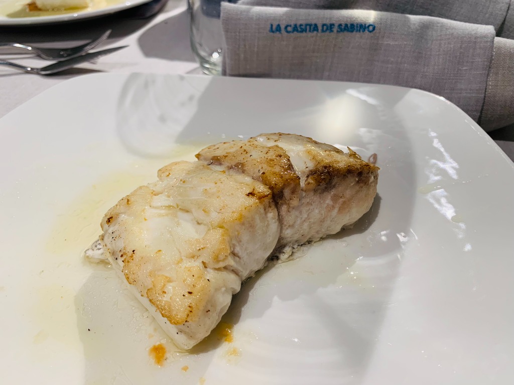 Carta de Restaurantes en Madrid, La Casita De Sabino · Madrid, Merluza de pincho a la bilbaína