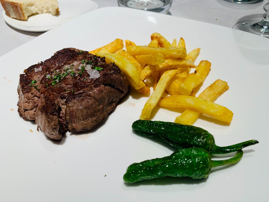 Carta de Restaurantes en Madrid, La Casita De Sabino · Madrid, Solomillo con guarnición