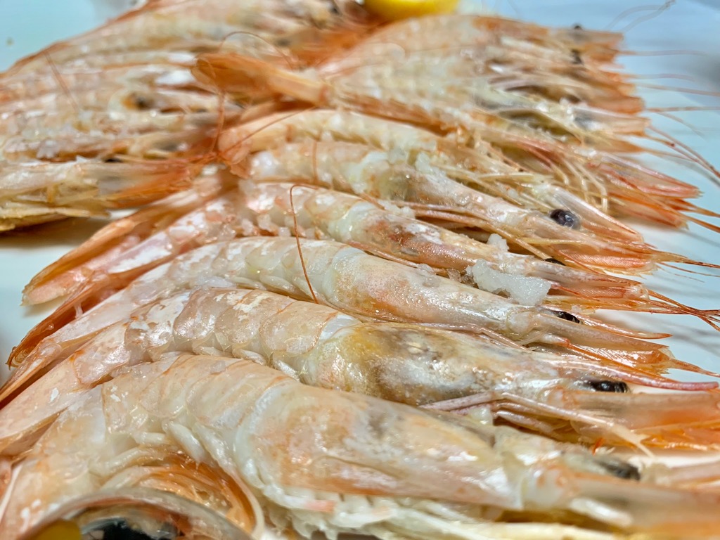 Carta de Restaurantes en Madrid, La Tragantía Restaurante, Gambas a la plancha