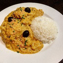 Carta de Restaurantes en Madrid, Los Andenes Vegan, Aji de "gallina"