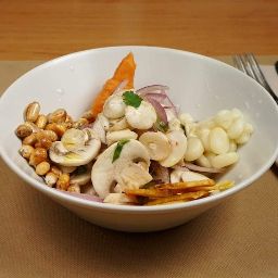 Carta de Restaurantes en Madrid, Los Andenes Vegan, Ceviche
