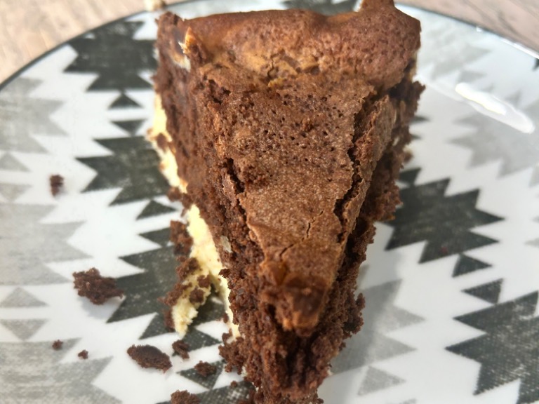 Carta de Cafeterías en Madrid, Mamá Elba Heladería, Tarta de queso con chocolate