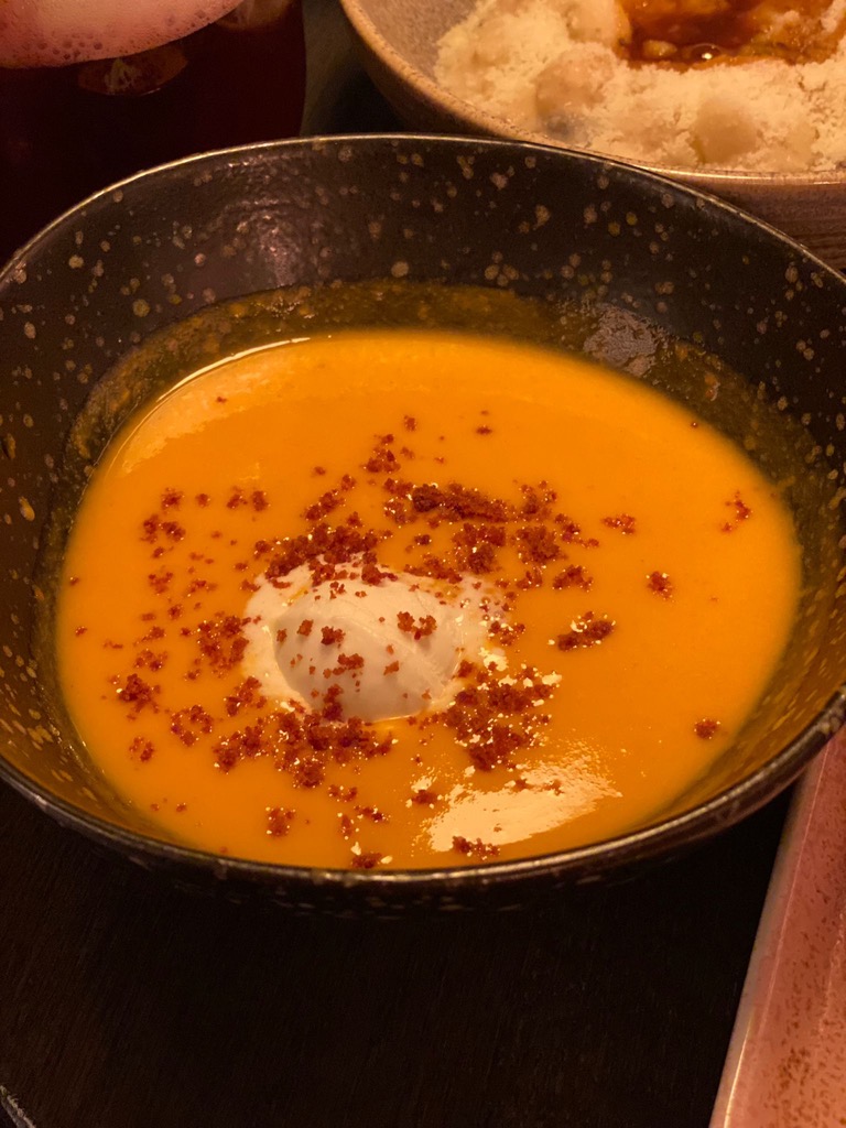Menu of Restaurants in Madrid, Ochenta Grados Castellana, Salmorejo