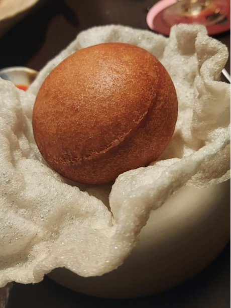 Menu of Restaurants in Madrid, RavioXO, Doña china frita y pan de gambas