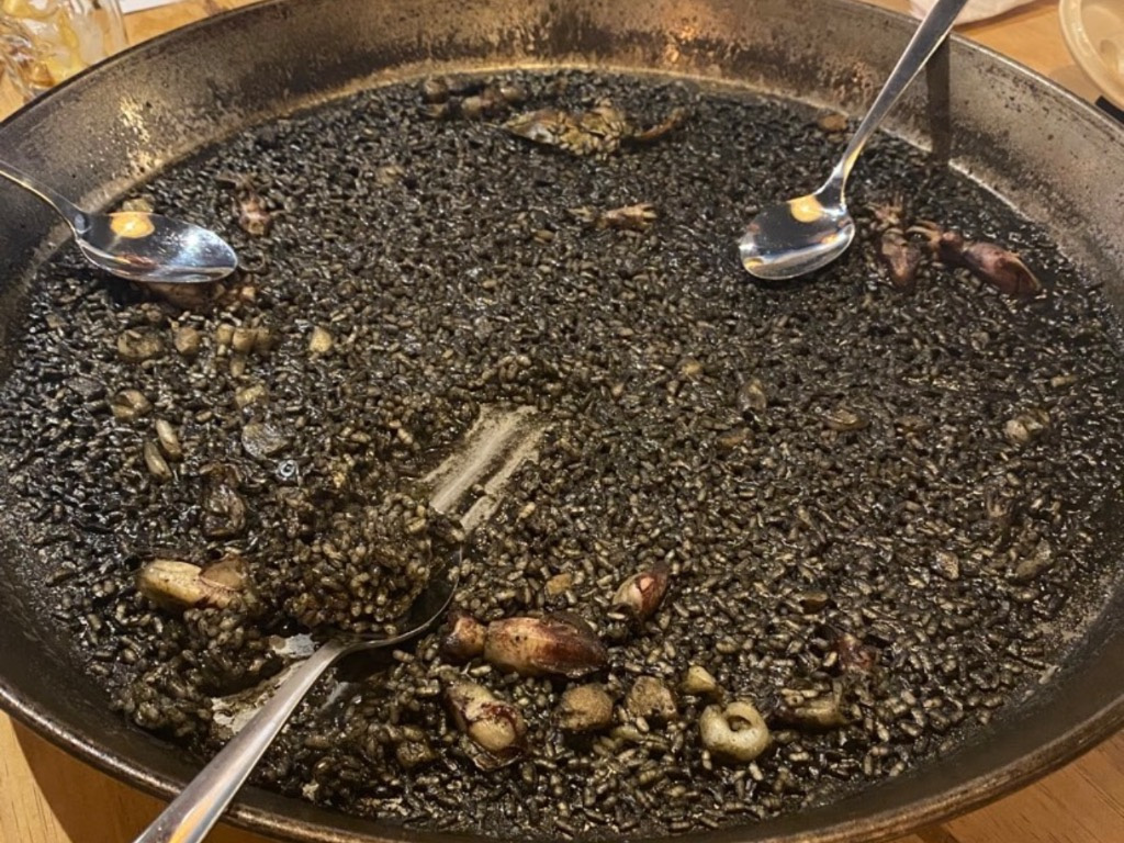 Carta de Restaurantes en Madrid, Restaurante La Mariterranea Madrid, Arroz negro