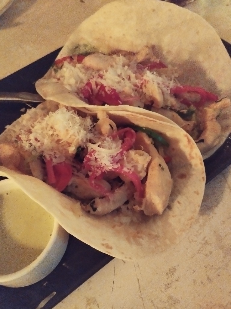 Menu of Restaurants in Madrid, Válgame Dios, Tacos de pollo