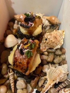 Menu of Restaurants in Málaga, La Alvaroteca, Tosta de fideos negros