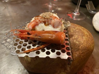 Menu of Restaurants in Málaga, La Alvaroteca, Tosta de piel de bacalao