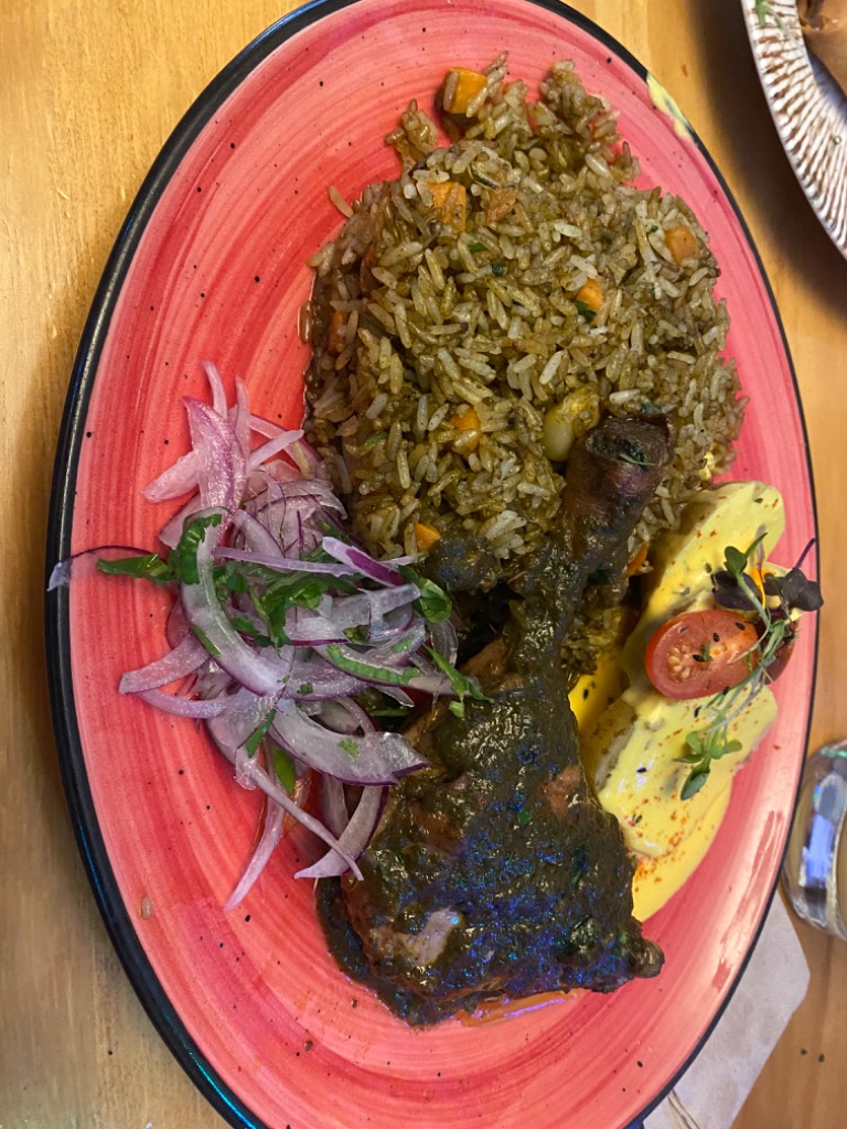 Menu of Restaurants in Málaga, La Pachamama - Cocina Peruana, Arroz con Pato