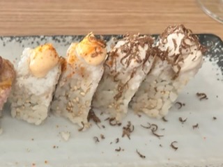 Menu of Restaurants in Málaga, Óleo Restaurante, Cocina Mediterránea Sushi Bar, Uramaki trufado picante