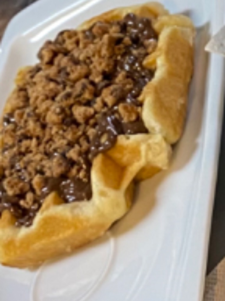Carta de Restaurantes en Mazarrón, Helados Artesanos Venecia Bahía, Gofre de chocolate