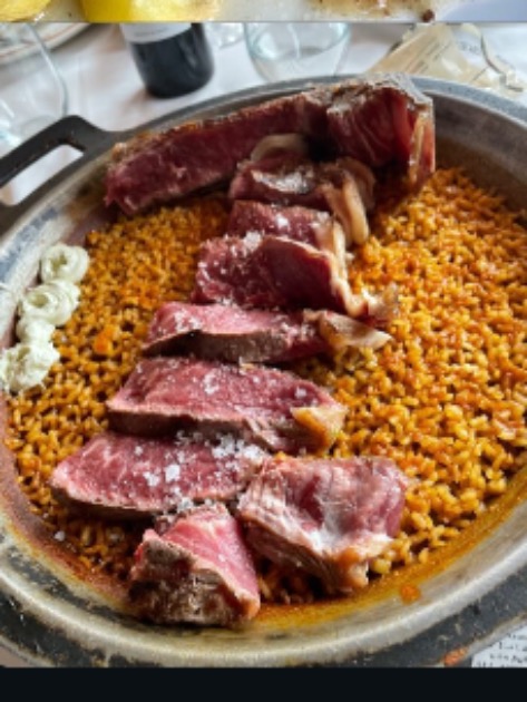 Menu of Restaurants in Medina-Sidonia, Restaurante El Duque | Medina Sidonia, Entrecot de lomo bajo de vaca a la parrilla de carbón