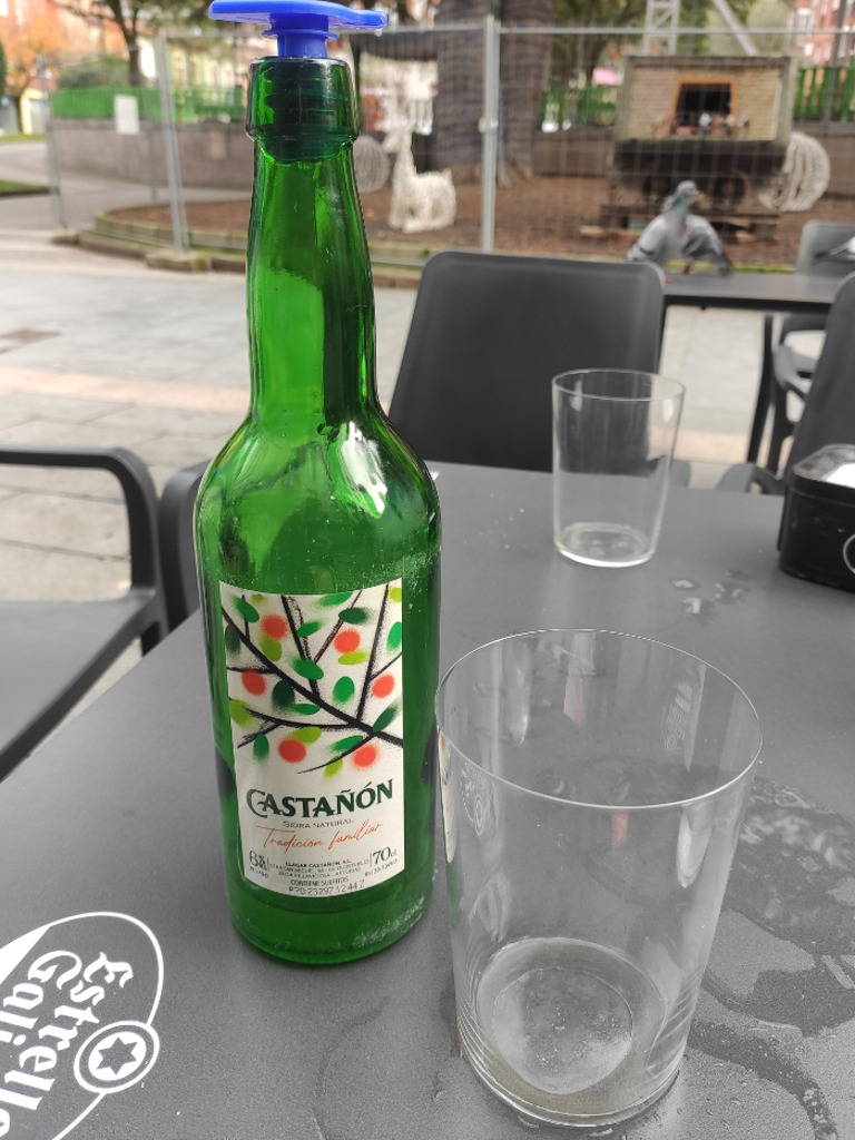 Carta de Cervecerías en Mieres del Camín, Café Cachitos, Sidra Castañon