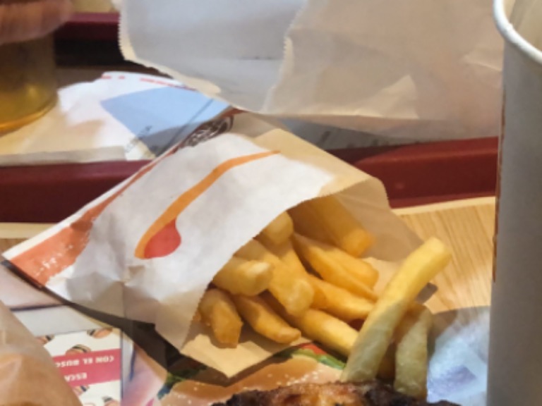 Menu of Restaurants in Molina de Segura, Burger King, Patatas fritas