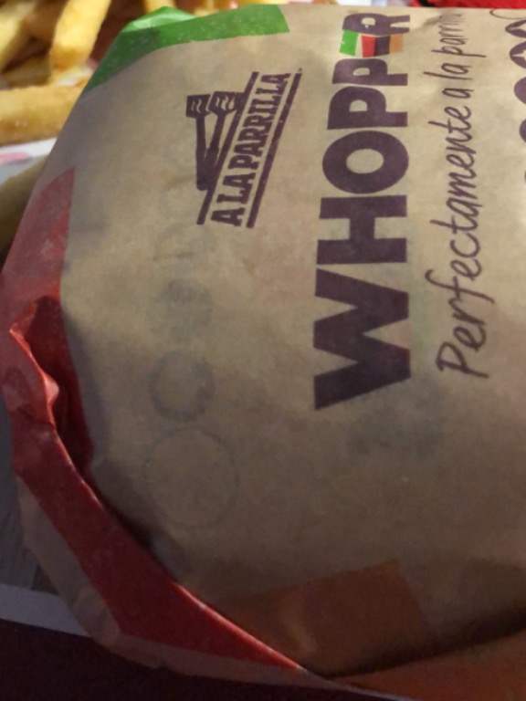 Menu of Restaurants in Molina de Segura, Burger King, Wopper