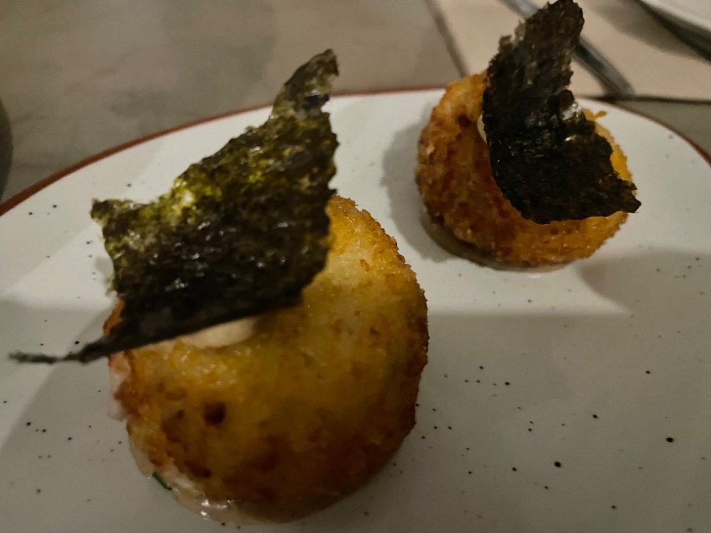 Menu of Restaurants in Montblanc, Cúmul, Croqueta de jamon