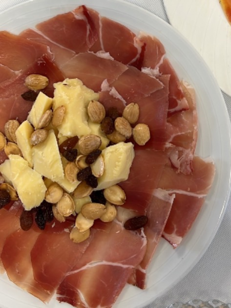 Menu of Restaurants in Murcia, Casa Orenes Restaurante, Jamón con queso parmesano