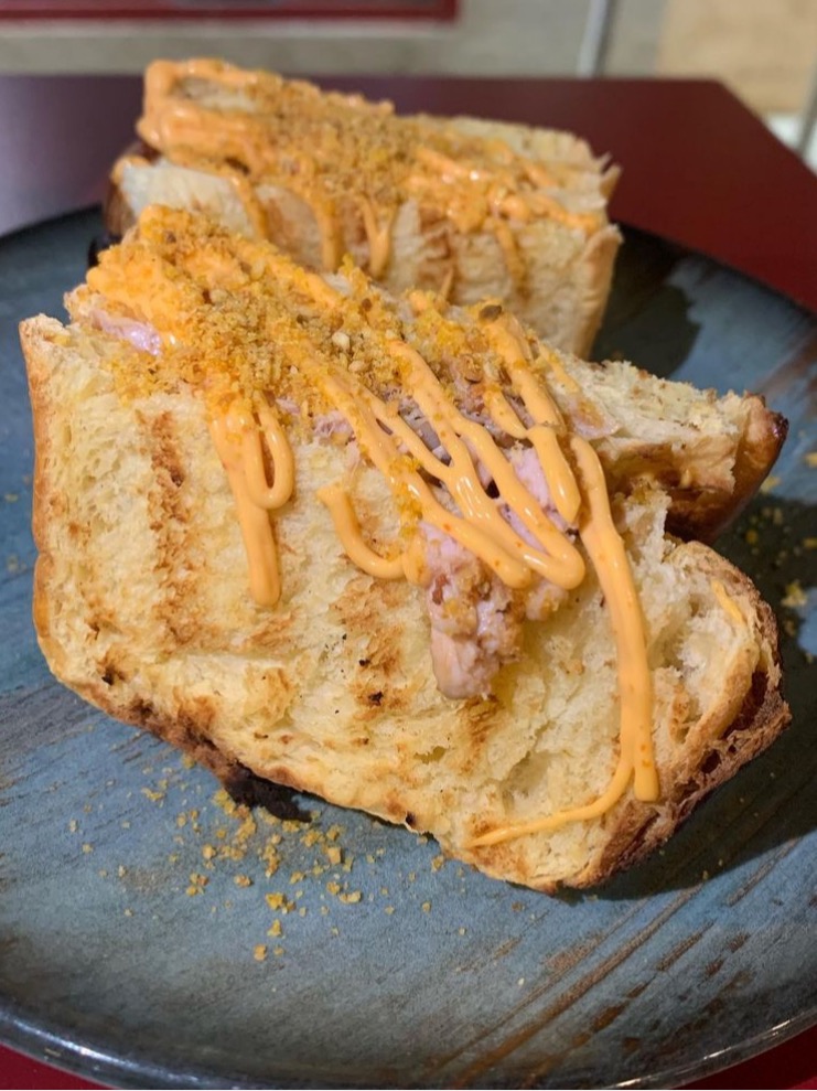 Carta de Restaurantes en Murcia, El Huésped, Brioche de pollo