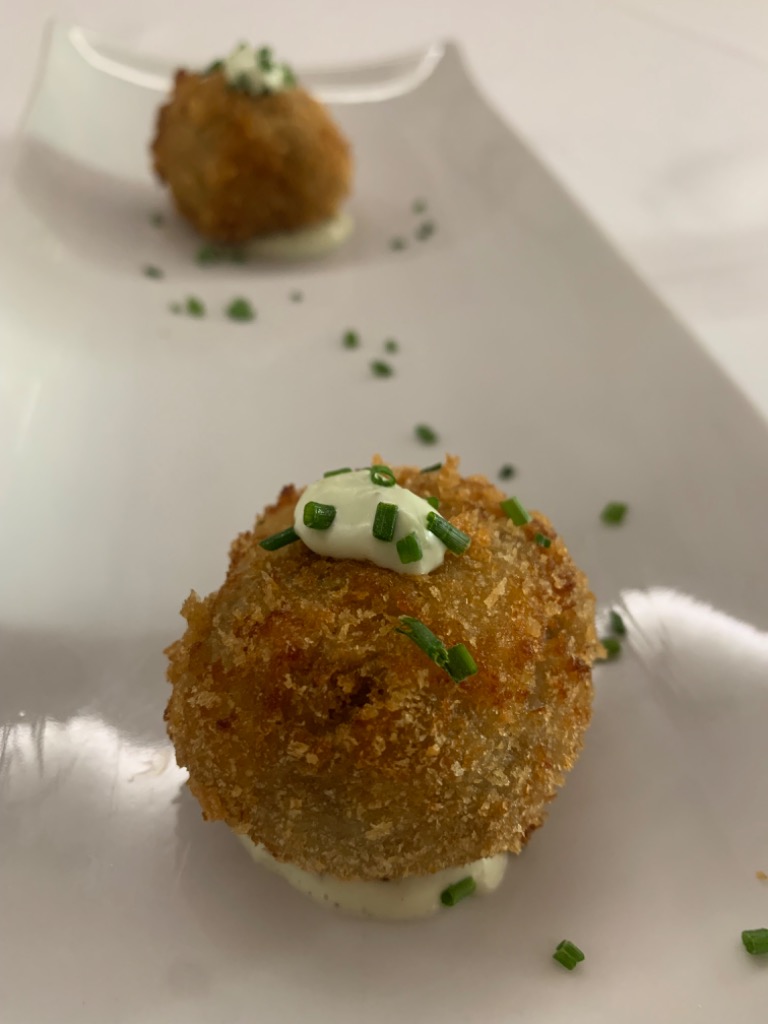 Carta de Restaurantes en Murcia, El Soto de Vulcano, Croqueta de gamba de Santa Pola
