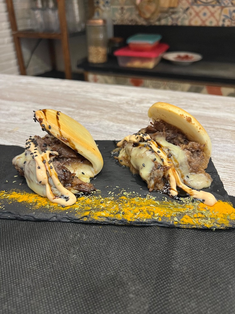 Gastronomy recommendation in Murcia: Pan bao crujiente