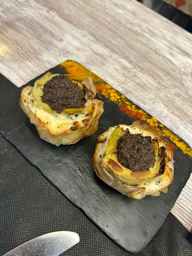 Gastronomy recommendation in Murcia: Tulipán de trufa negra