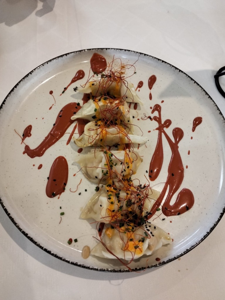 Carta de Restaurantes en Murcia, Moma Doux, Gyozas de langostino y verdura