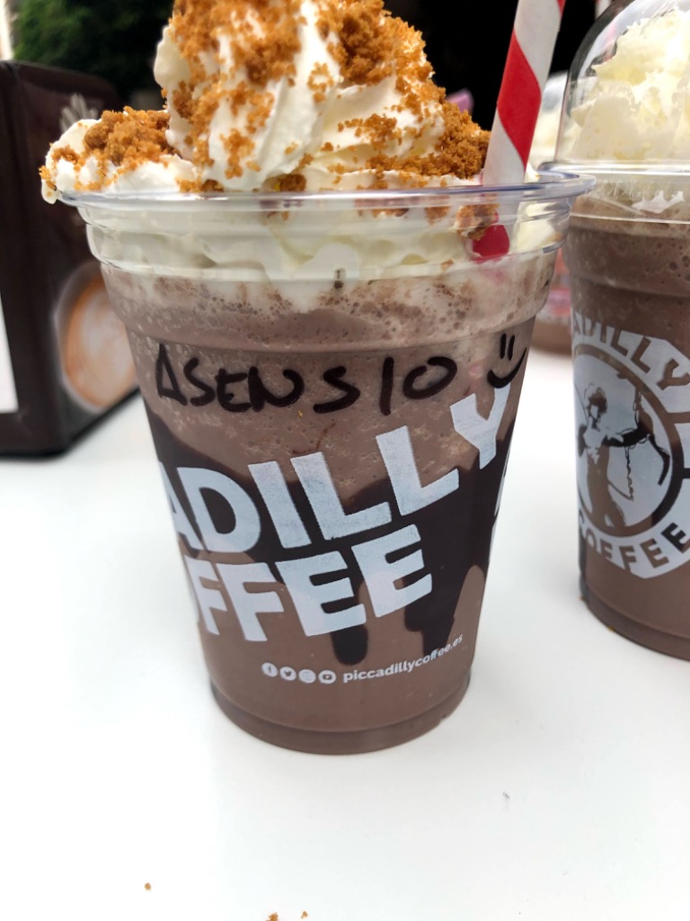 Carta de Cafeterías en Murcia, Piccadilly Coffee, Batido de oreo