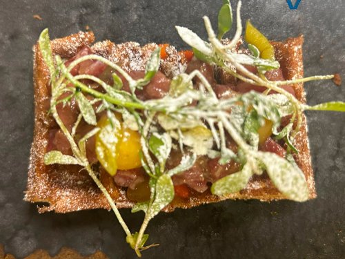 Carta de Restaurantes en Mutilva, La Hacienda, Gofre foresna