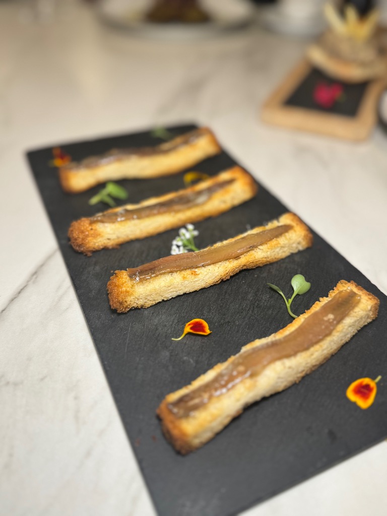 Carta de Restaurantes en Oliva, Wine & Tapas, Anchoas con mantequilla