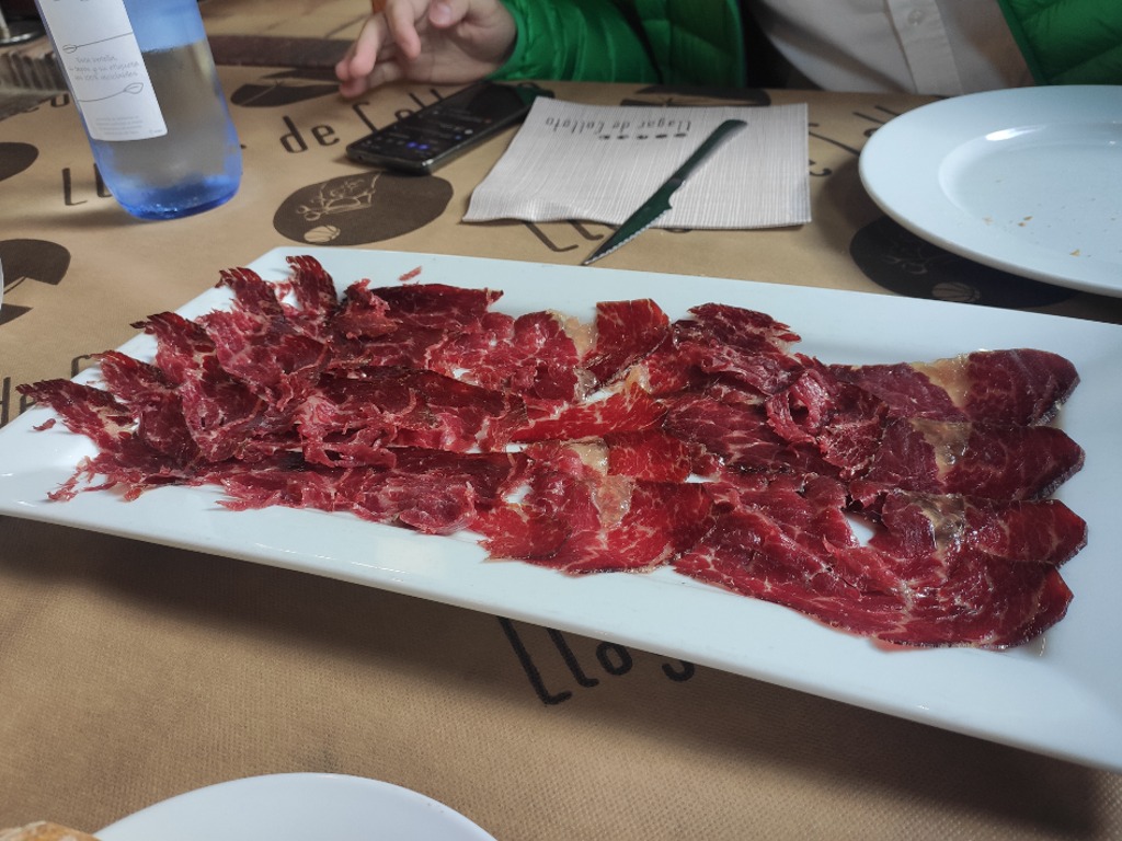 Carta de Restaurantes en Oviedo, El Llagar de Colloto, Cecina de buey