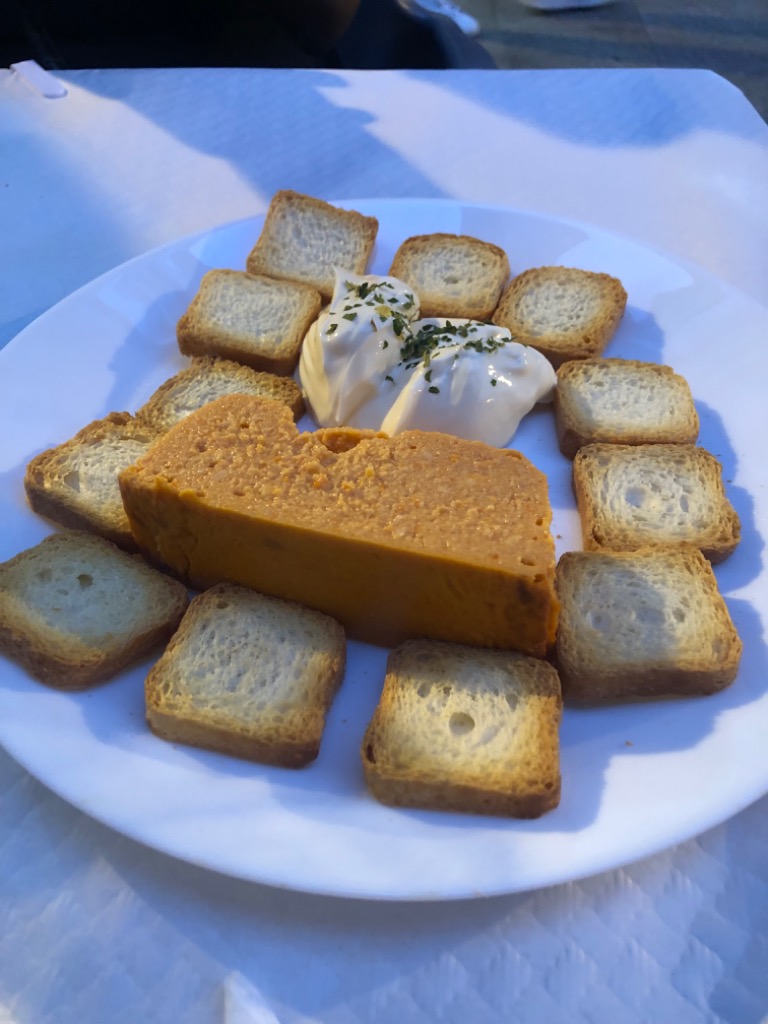 Menu of Restaurants in Oviedo, Kuper Bar, Pastel de cabracho