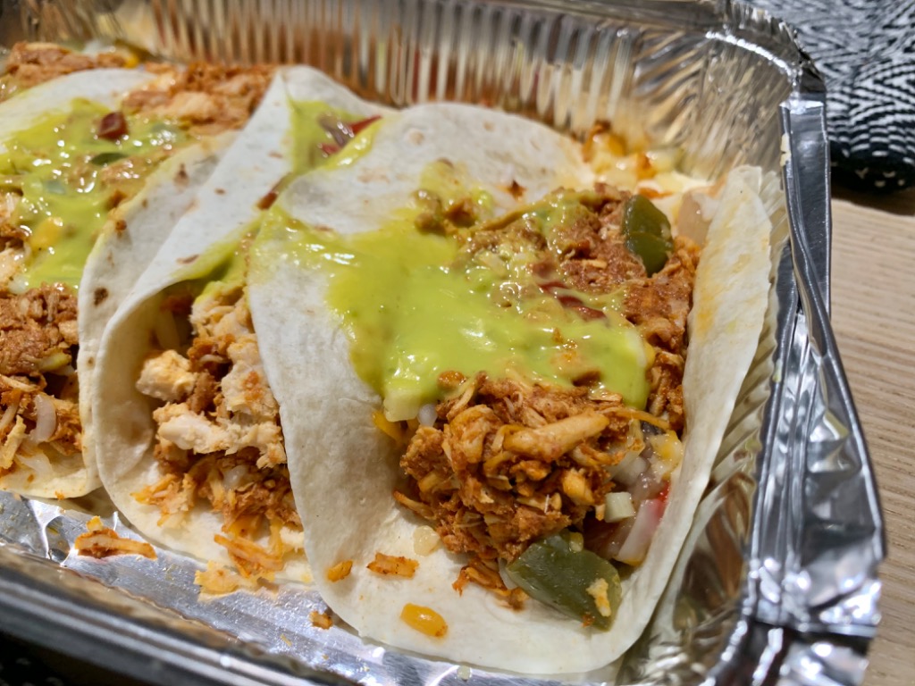 Carta de Restaurantes en Oviedo, Pancho Tacos & Burritos Oviedo, Tacos Cantinflas de pollo picante (4 uds.)
