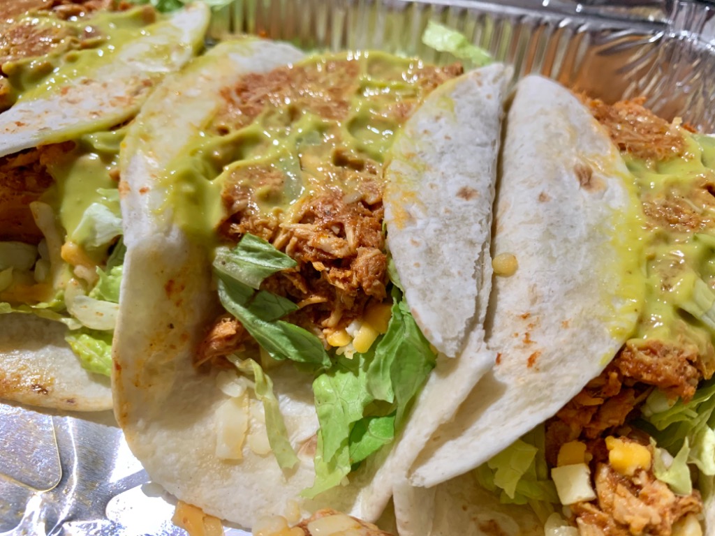 Carta de Restaurantes en Oviedo, Pancho Tacos & Burritos Oviedo, Tacos Juárez de pollo (4uds.)